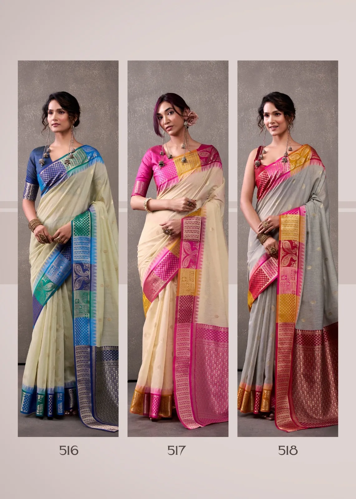 Buy Tuti Fruti Silk Premium Saree in Surat - Reseller Bazzar